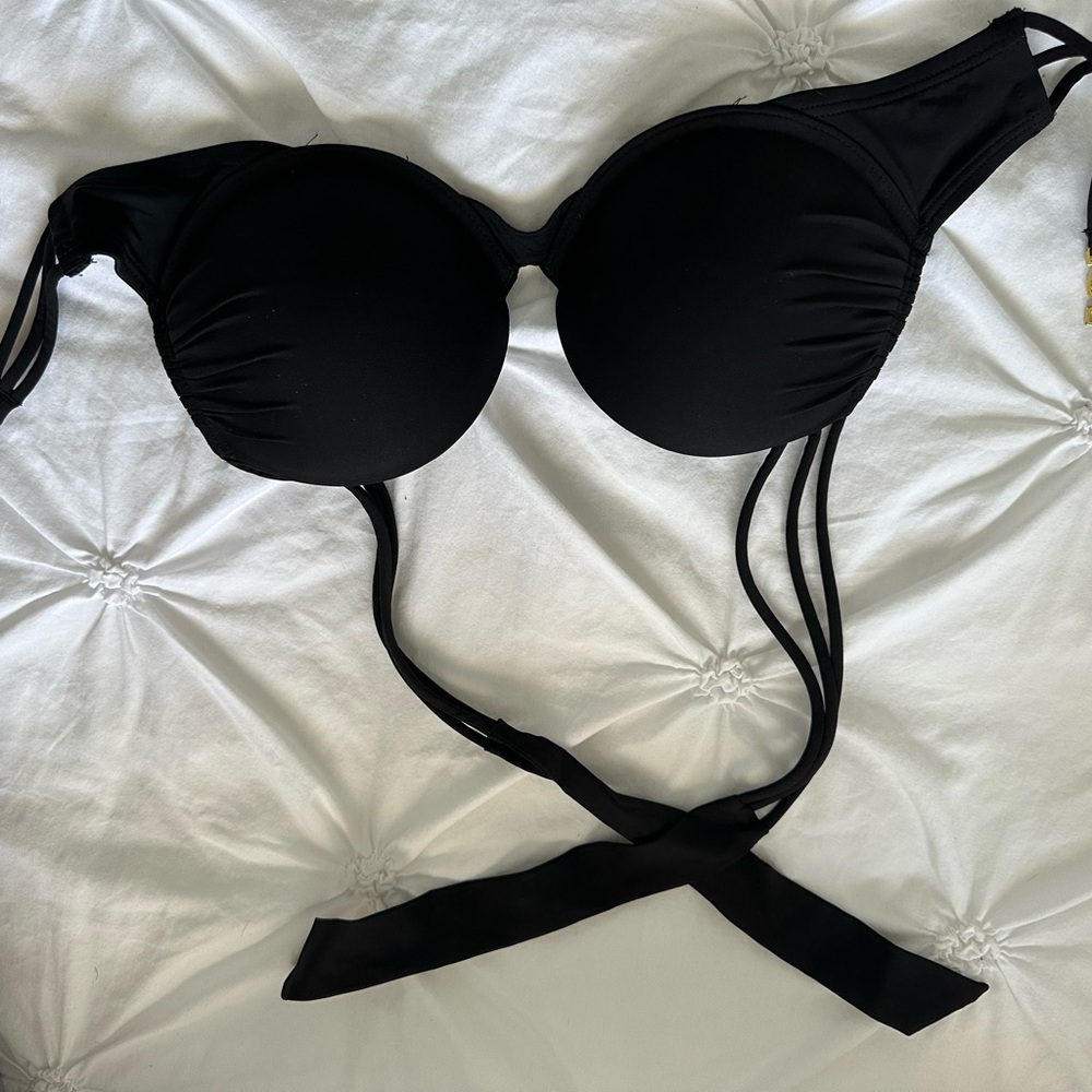 Victoria's Secret Black Bikini Top